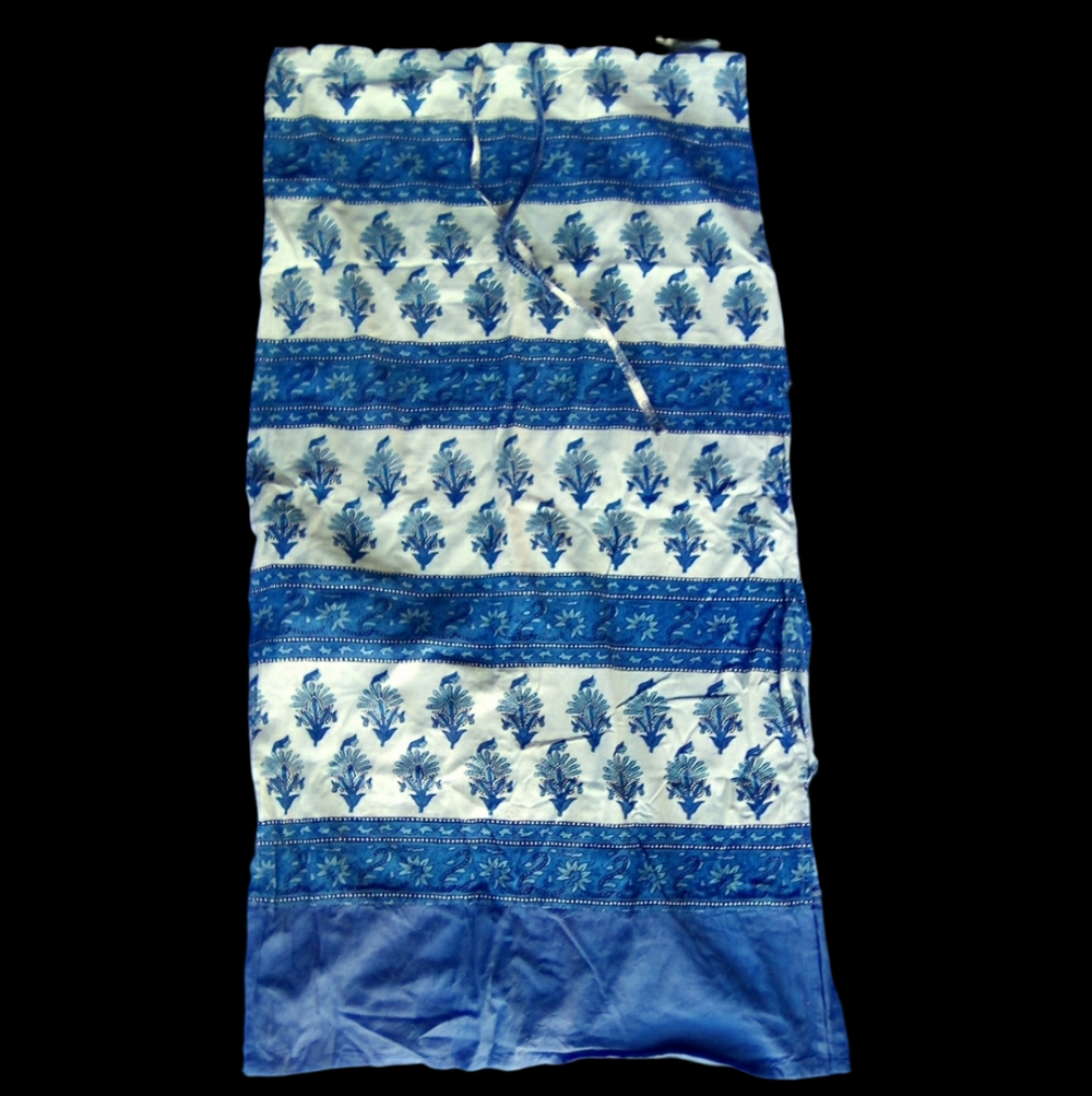 Blue Plate Floral Patterned Fabric